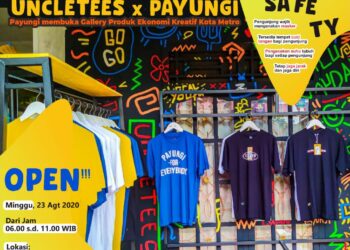 Pasar Payungi Metro Lampung Launching Marchandise