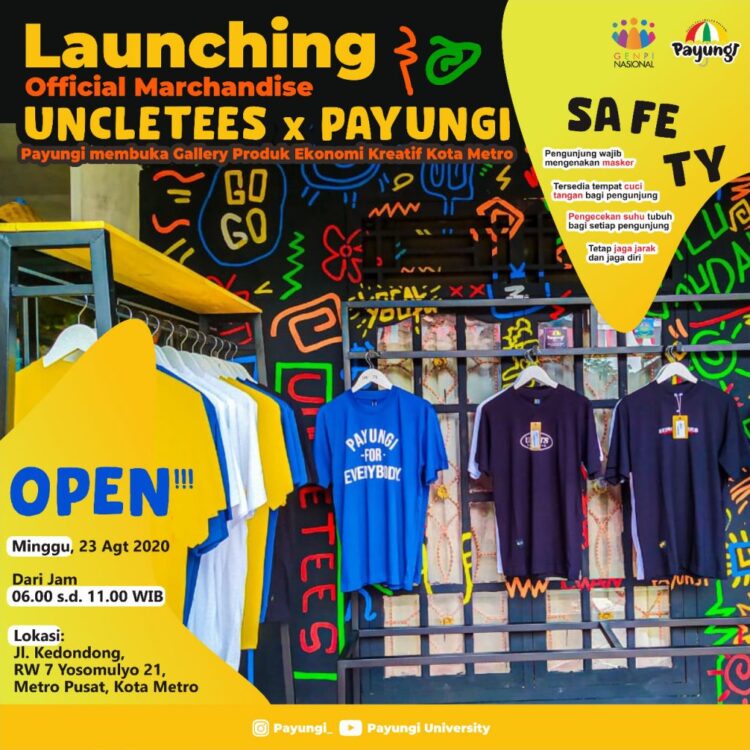 Pasar Payungi Metro Lampung Launching Marchandise